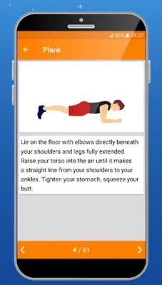 Abs Workouts android App screenshot 0