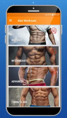 Abs Workouts android App screenshot 2